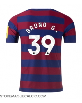 Newcastle United Bruno Guimaraes #39 Maglia Gara Trasferta Repliche 2024-25 Maniche Corte